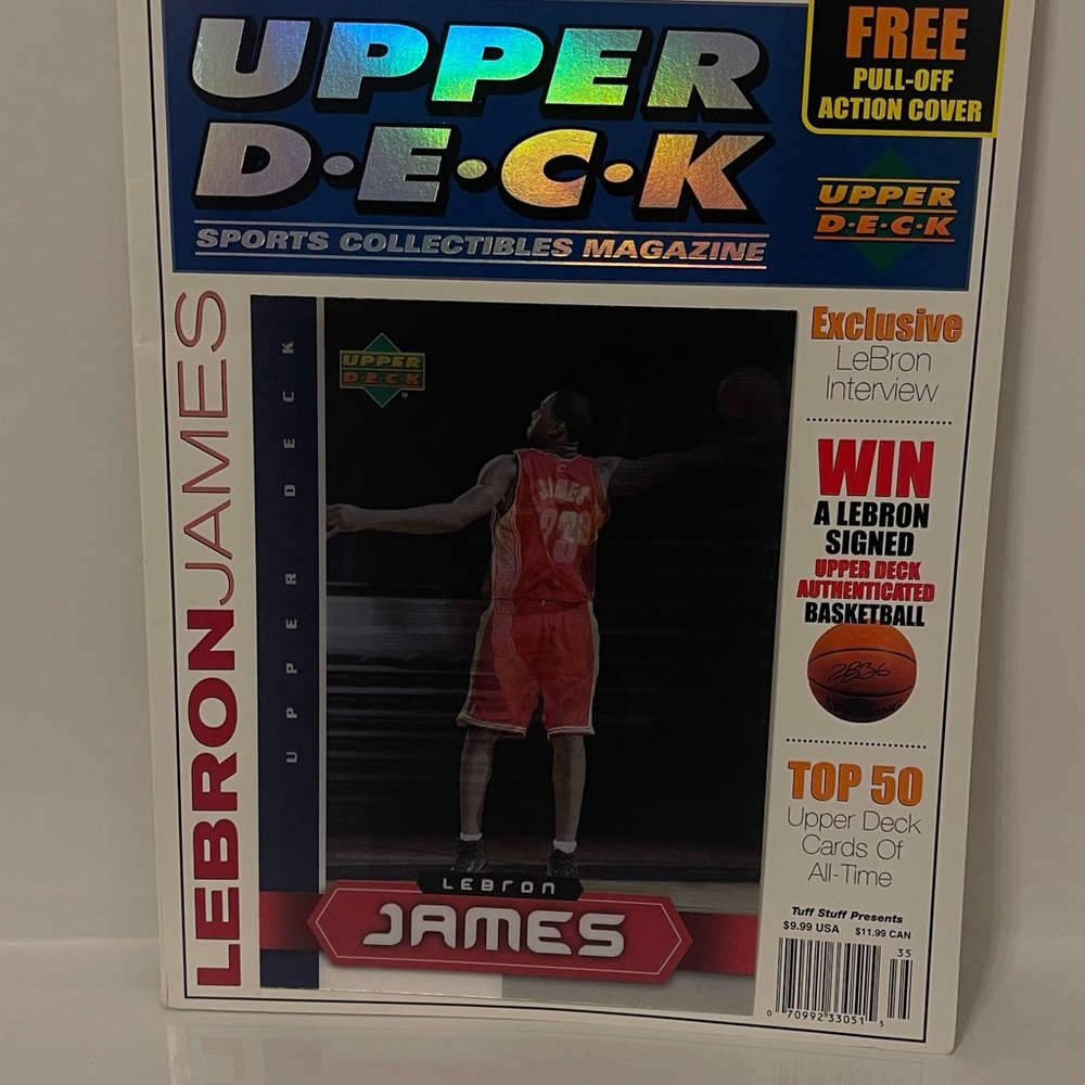 Upper Deck Sports Collectibles Magazine - LeBron James Edition